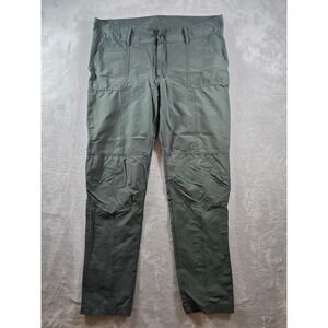 American Outback Hiking Pants Men L Green Outdoor Utility Work Lightweight *Read